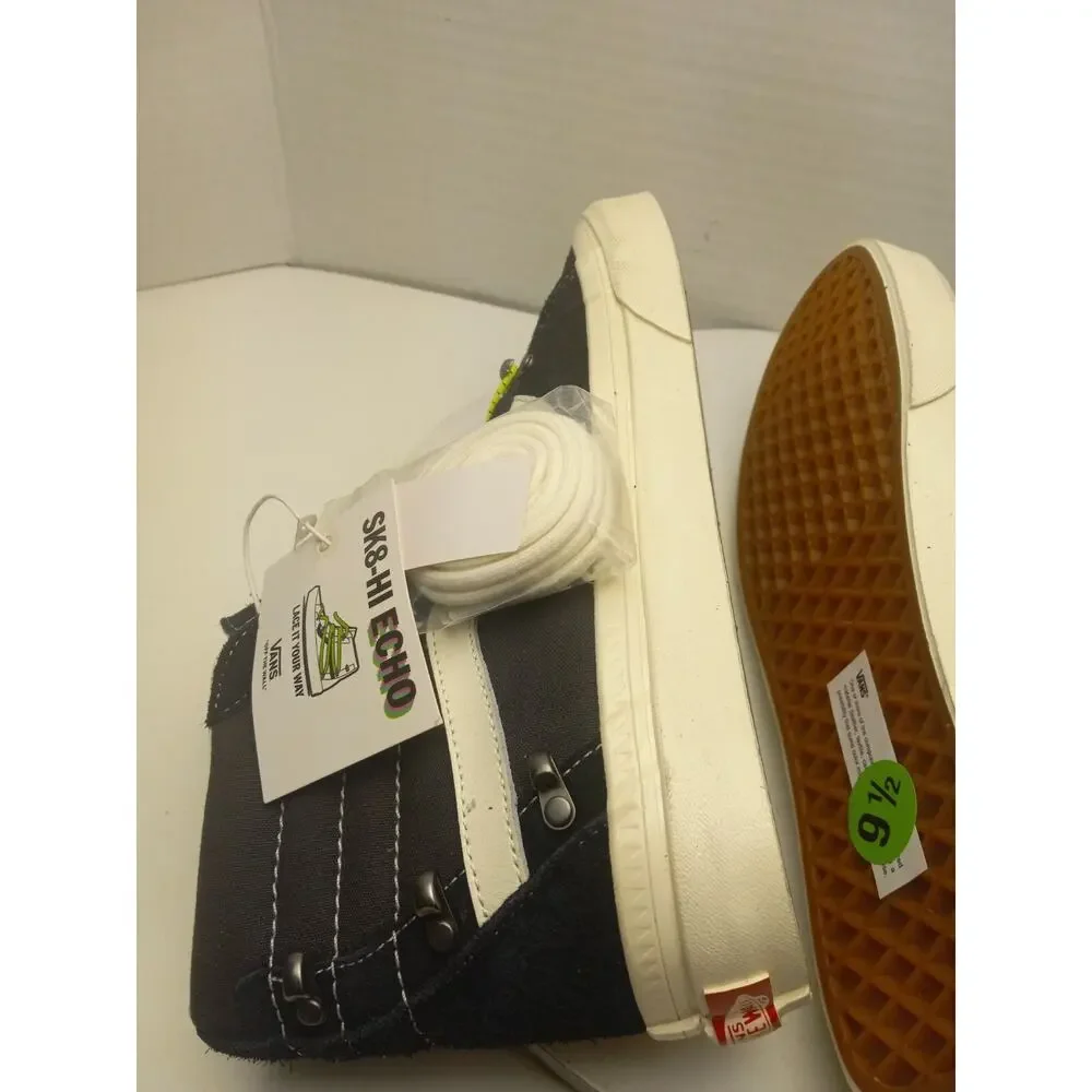 Vans Suede SK8-Hi Echo DX Black Raven Mens Sz 9.5 Womens Sz 11 LACE Youre way